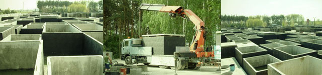 Zbiorniki betonowe w Mirsku
